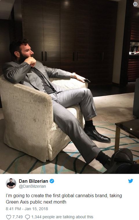 Dan Bilzerian Tweet